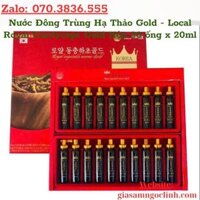 Nước Đông Trùng Hạ Thảo Gold – Local Royal Cordyceps Gold Hộp 30 ống x 20ml