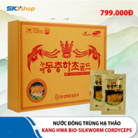 Nước đông trùng hạ thảo Hàn Quốc Kang Hwa Bio-Silkworm Cordyceps cao cấp (hộp 60 gói)