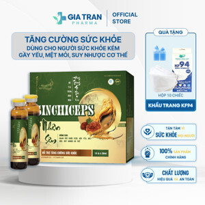 Nước đông trùng hạ thảo nhân sâm hộp 30 gói x 70ml
