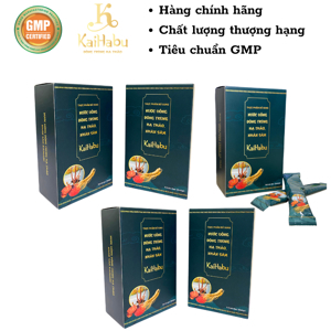 Nước đông trùng hạ thảo nhân sâm hộp 30 gói x 70ml