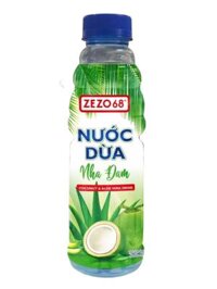 Nước dừa nha đam ZEZO68 chai 500ml – Thùng 24 chai x 500ml