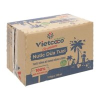 Nước dừa tươi hữu cơ VIETCOCO premium organic hộp 330ml