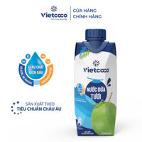 nước dừa tươi nguyên chất thùng 12 hộp 330ml
