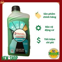 Nước dung dịch làm mát động cơ xe máy, ô tô Total TurboCool Ready Mix - Nhập khẩu Singapore- Chai 1L