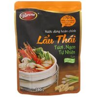 Nước dùng lẩu Thái Barona 180g Bí quyết nồi lẩu chua cay chuẩn vị sả riềng
