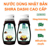 Nước dùng Nhật Bản Shira Dashi Cao Cấp Tự Nhiên Từ Tảo Bẹ Và Các Loại Cá Biển 320g An toàn cho sức khỏe của cả gia đình