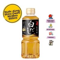 Nước dùng Shiro Dashi NinBen nấu mì udon, súp, trứng hấp/cuộn chuẩn vị Nhật nhập khẩu Nhật Bản