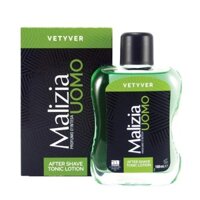 Nước dưỡng sau cạo râu Malizia Vetyver After Shave Tonic Lotion Italy 100ml