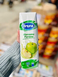 Nước ép Bruna Mamzana Pomme (táo) – Hộp 1L – Tây Ban Nha