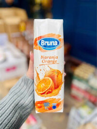 Nước ép Bruna Naranja Orange (cam) – Hộp 1L – Tây Ban Nha