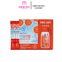 Nước Ép Bưởi Sanga Hỗ Trợ Giảm Cân, Làm Đẹp Da 20g x 30 Gói Real Grapefruit Vita Tok Tok