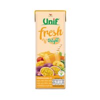 Nước Ép Chanh Dây Và Trái Cây Hỗn Hợp Unif Hộp 180ml x Thùng 36 Hộp