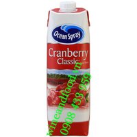 Nước ép Cranberry Classic Ocean Spray hộp 1 lít