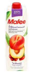 Nước ép đào & trái cây Malee - 1 lít
