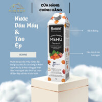 Nước ép dâu mây và táo BONNE organic ít đường xuất xứ Phần Lan hộp giấy 1000ml