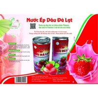 Nước Ép Dâu Tây Đà Lạt Tha Von thùng 24 lon x 250 ml