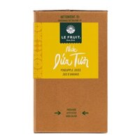 NƯỚC ÉP DỨA TƯƠI #LEFRUIT (nguyên chất, không đường) - Hộp 5L