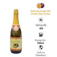 Nước Ép Grape Hill Chanh Dây Có Gas