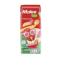 Nước ép hỗn hợp dâu tây và nho trắng Malee hộp 180ml (1 Hộp)