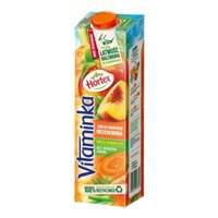 Nước Ép Hỗn Hợp Táo, Cà Rốt & Đào, Vitaminka, Apple Carrot Peach Juice, No Added Sugar, 33.8 fl oz (1L) - HORTEX