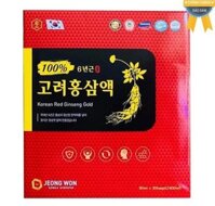 Nước ép hồng sâm 6 năm tuổi Jeong won Korean Red Ginseng Gold hộp 30 gói x 70ml – Hàn Quốc