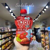 Nước ép Ivenet Hàn Quốc 80ml – táo, lê, nho và khoai lang (Đỏ)