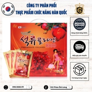 Nước ép lựu Collagen Ganghwa Pomegranate Collagen 1000 30 gói