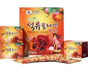 Nước ép lựu collagen Kanghwa Hàn Quốc hộp 30 gói