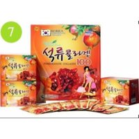 Nước Ép Lựu Đỏ Collagen 1000 Hộp 80ml * 30 gói 🔥trumsihanghanquoc🔥 Pomegranate Collagen 1000