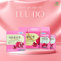 Nước ép lựu đỏ COLLAGEN Premium Hàn Quốc - hộp quà 20 túi