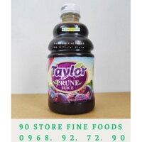 Nước Ép Mận Nguyên Chất Taylor 100% Prune Juice American Chai 946ml