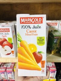 Nước ép Marigold – vị Cà rốt và hoa quả tổng hợp 100% 1L
