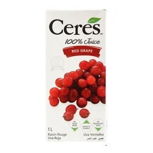 Nước ép nho Ceres hộp 1L
