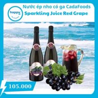 Nước ép nho có ga CadaFoods Sparkling Juice Red Grape