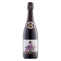 Nước Ép Nho Tím Có Ga Không Đường, Non Alcoholic Sparkling Natural Dark Grape Juice (750ml) - PATRITTI