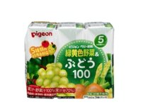 NƯỚC ÉP NHO VÀ RAU CỦ NGUYÊN CHẤT CHO BÉ PIGEON