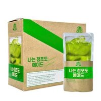 Nước ép nho xanh Hàn Quốc hộp 10 gói/ 230ml – Thanh mát, thơm ngon, bổ sung vitamin