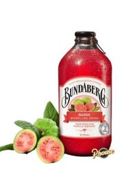 Nước Ép Ổi Bundaberg Guava Sparkling Drink – Chai 375ml – Thùng 12 Chai