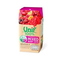 Nước Ép Rau Củ & Dâu, Unif, Mixed Vegetable & Fruit Juice with Mixed Berry Juice (200ml) - UNI-PRESIDENT
