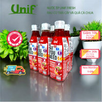 Nước Ép Rau Củ Trái Cây UNIF Bổ Sung Vitamin Hỗ Trợ Sáng Da - Vị Cà Chua - Lốc 6 Chai x 300ml