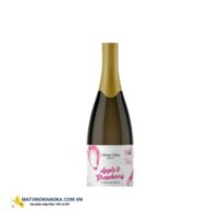 Nước ép táo và dâu tây úc có ga , không cồn, dạng sâm panh