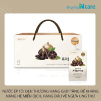 Nước Ép Tỏi Đen Thượng Hạng CHUNHO NCARE Tăng Cường Hệ Miễn Dịch, Hộp 30 gói x 80ml