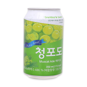 Nước ép trái cây có ga Muscat Ade vị nho 350ml