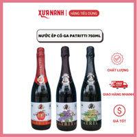 Nước Ép Trái Cây Có Ga Patritti Không Đường, Không Cồn 750ml - Nước Ép Có Gas Patritti