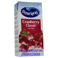 Nước ép trái cây Cranberry Classic Ocean Spray 1l