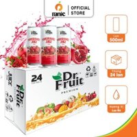 Nước ép trái cây Dr Fruit Premium vị Lựu lon 500ml - Thùng 24 lon