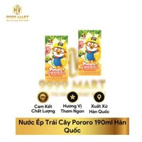 Nước Ép Trái Cây Pororo 190ml Hàn Quốc