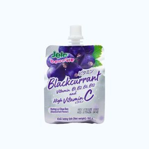 Nước ép trái cây thạch Jele Blackcurrant 150g