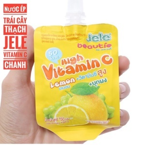 Nước ép trái cây thạch Jele vitamin C chanh 150g