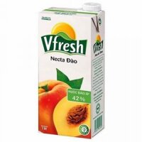 NƯỚC ÉP TRÁI CÂY V-FRESH ĐÀO 1L
